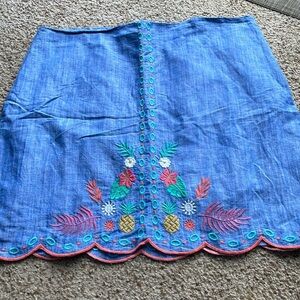 NWT Talbots linen blend skirt size 16p